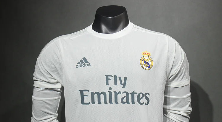 2015/16 Real Madrid Home Shirt - Long Sleeve - Player Edition