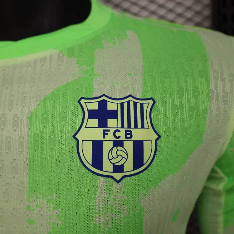 2024/2025 Barcelona Second Away Long Sleeve Player Version