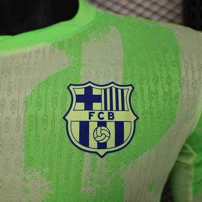 2024/2025 Barcelona Second Away Long Sleeve Player Version