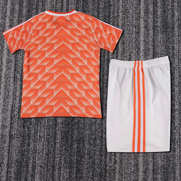 1988 Netherlands Retro Home Shirt - Kids