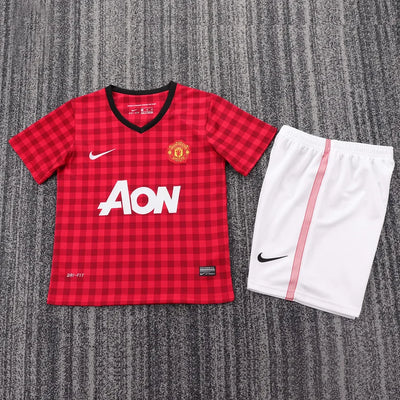 2012/13 Manchester United Home Shirt - Kids Kit