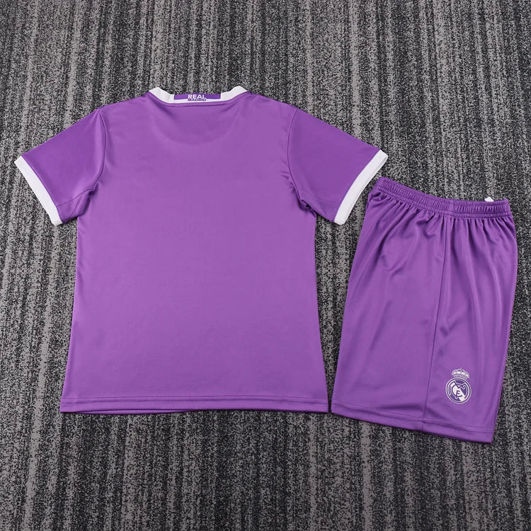 2016/17 Real Madrid Away Retro - Kids Kit