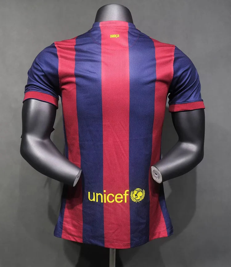 2014/15 Barcelona Home Retro Jersey - Player Version