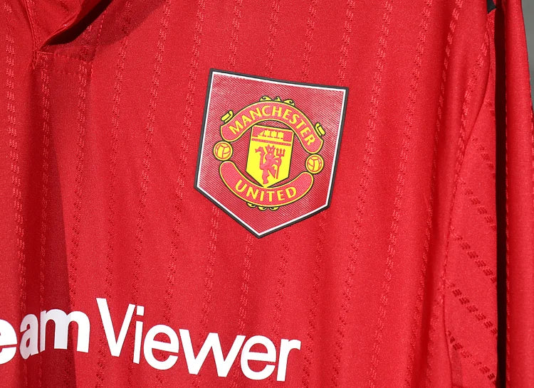 2022/23 Manchester United Home Long Sleeve - Player Edition