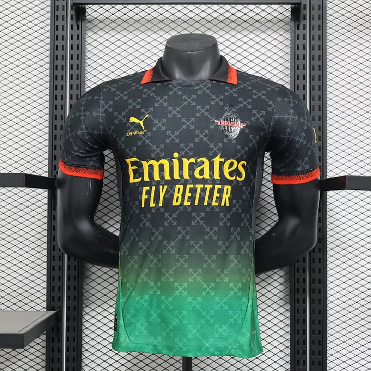 2024/25 AC Milan Third Away Black and Green - Player Edition