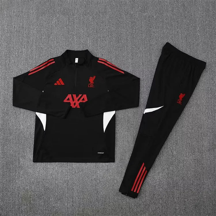 2025/2026 Liverpool Long-Sleeved Black Training Suit-