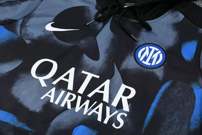 2024/25 Inter Milan Hooded Training Kit.