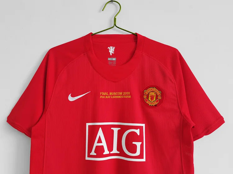 2007/08 Manchester United Home Retro Shirt - Champions League Edition