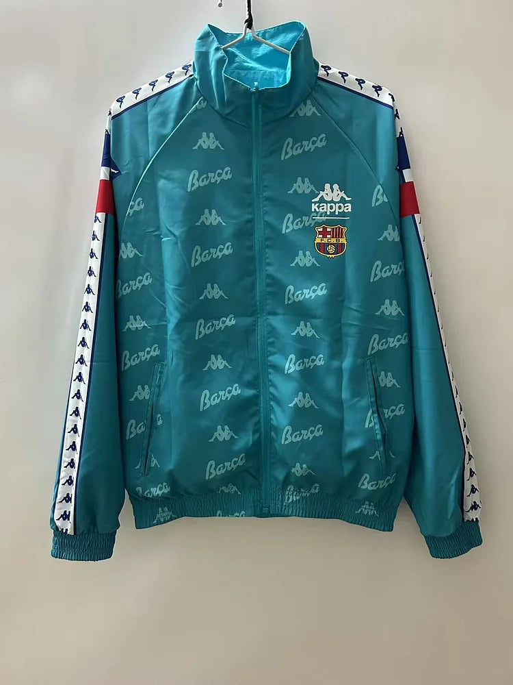 1992/92 Barcelona Away Double-sided Embroidered Windbreaker