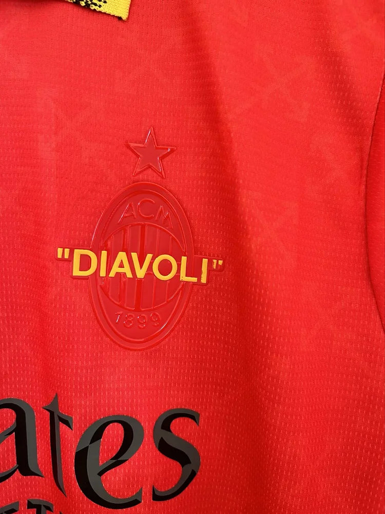 2024/25 AC Milan Third Shirt Red