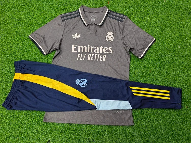 2024/25 Real Madrid Second Away Grey (Top + Pants)