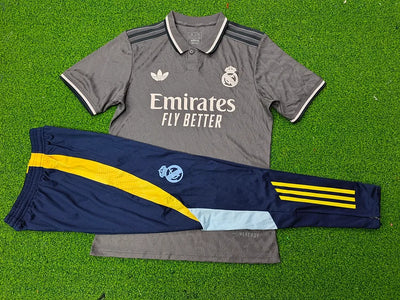 2024/25 Real Madrid Second Away Grey (Top + Pants)
