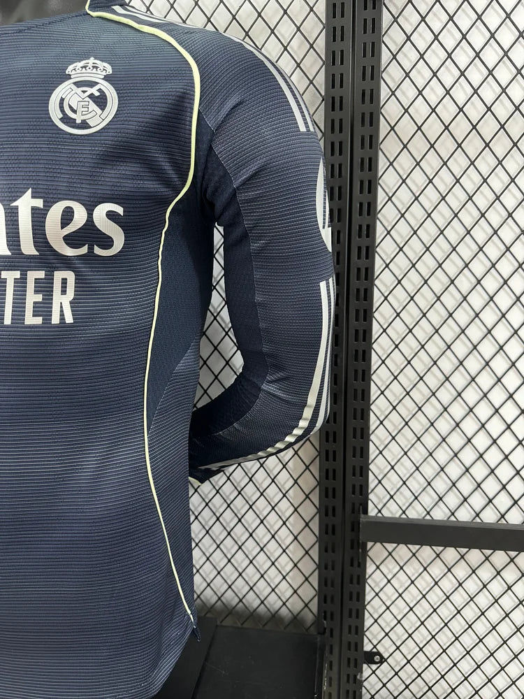 2025/2026 Real Madrid Away Long Sleeve Player Version