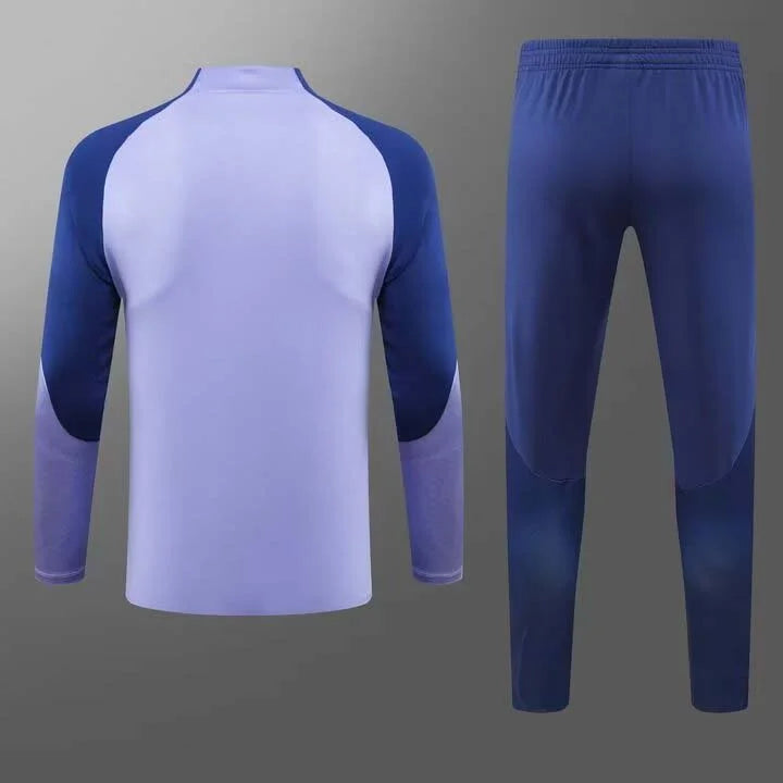 2023 Tottenham Half-Pull Training Suit Purple Jersey