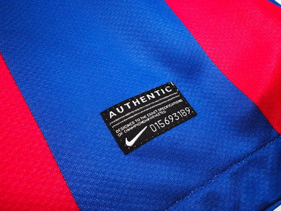 2010/11 Barcelona Home Long Sleeve Shirt - Champions League Edition