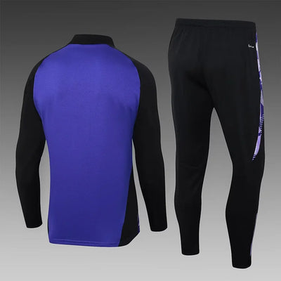 2024/25 German half zip training suit purple 1:1 Thailand quality suit