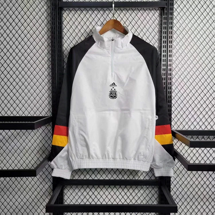 2023/2024 Argentina national team white pullover windbreaker