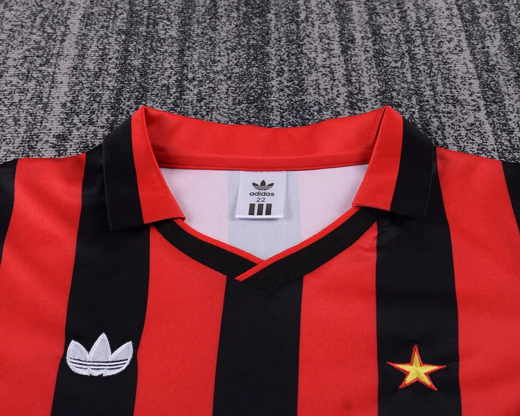1990/91 Ac Milan Home Retro - Kids Kit