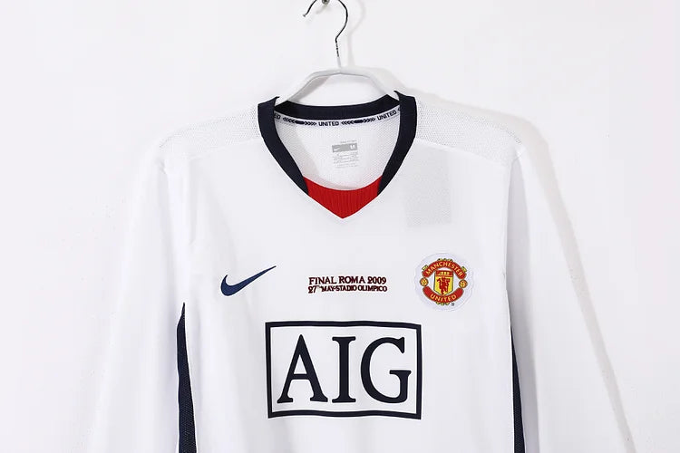 2008/09 Manchester United Away Long Sleeve - Champions League Edition