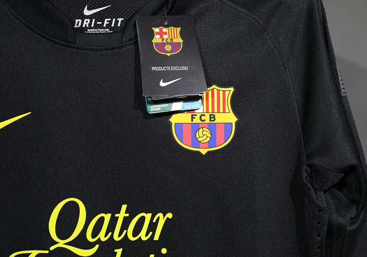 2011/12 Barcelona Away Long Sleeve - Player Edition