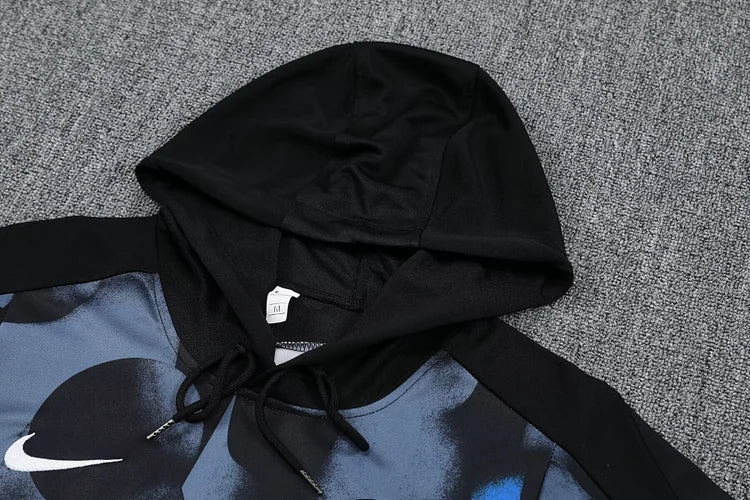 2024/25 Inter Milan Hooded Training Kit.