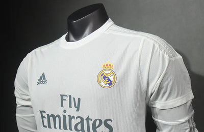 2015/16 Real Madrid Home Shirt - Long Sleeve - Player Edition