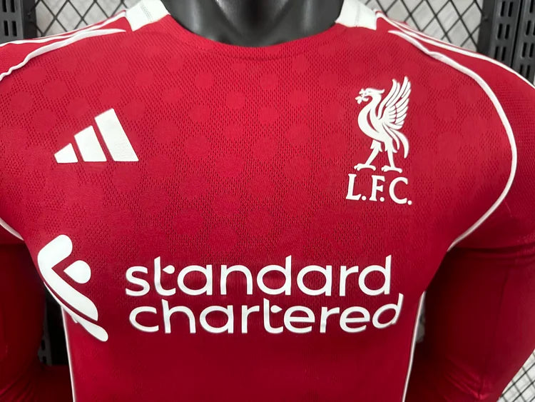 25/26 Liverpool home long sleeve player version