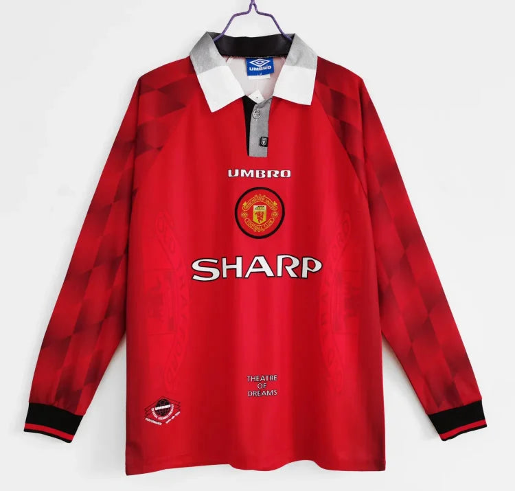 1996/97 Manchester United Home Long Sleeve Retro Shirt
