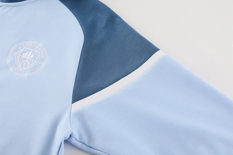 2024/25 Manchester City Blue Grey Windbreaker Kit