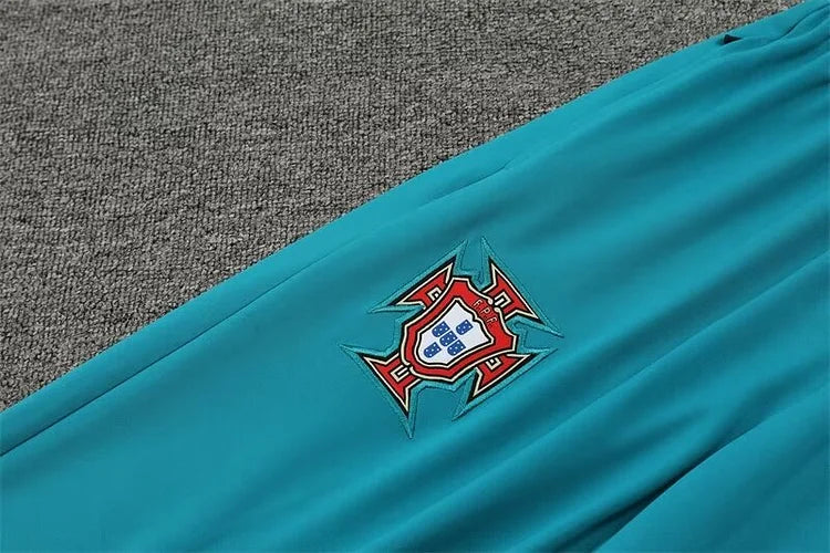 2024/25 Portugal White Half Zip Training Jersey
