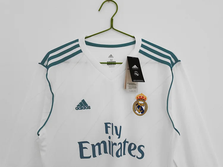 2017/18 Real Madrid Home Long Sleeve Jersey