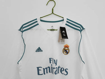 2017/18 Real Madrid Home Long Sleeve Jersey