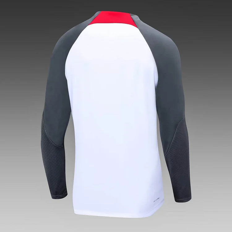 2023/24 Liverpool Half-zip white training suit