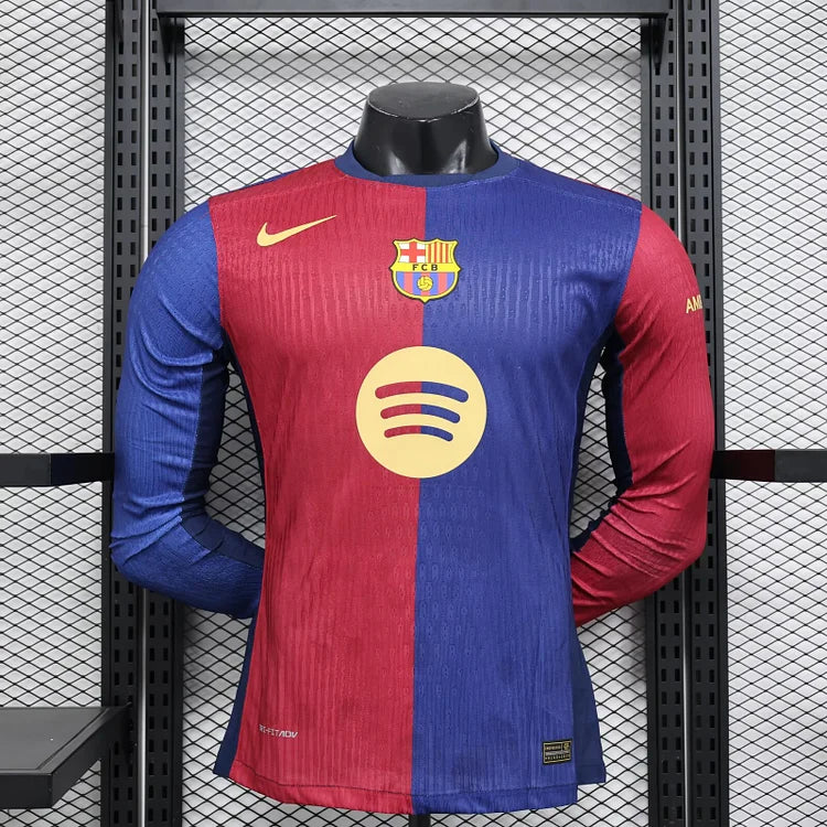 24/25 Barcelona home long sleeve player version