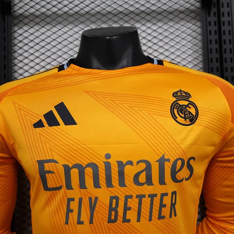 24/25 Real Madrid Away Long Sleeve Player Edition