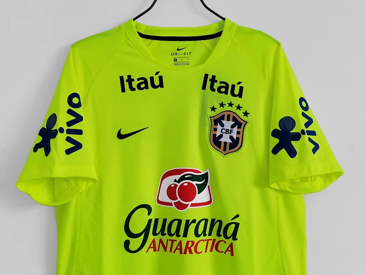 2020 Brazil fluorescent green training uniform
