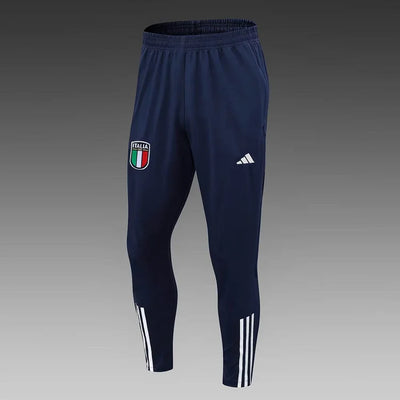 2023/2024 Italy Half-Pull Training Suit Off-White Soccer Shirt Set