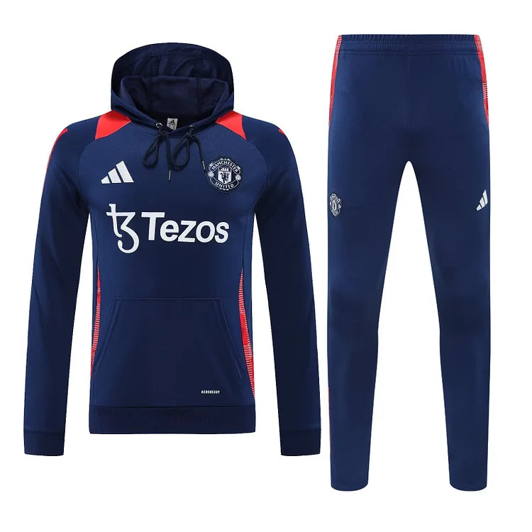 2024/25 Manchester United Hooded Training Kit -