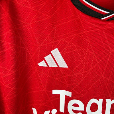 2023/24 Manchester United Home Long Sleeve Shirt -