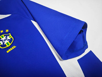 2002 Retro Brazil Away Soccer Jersey