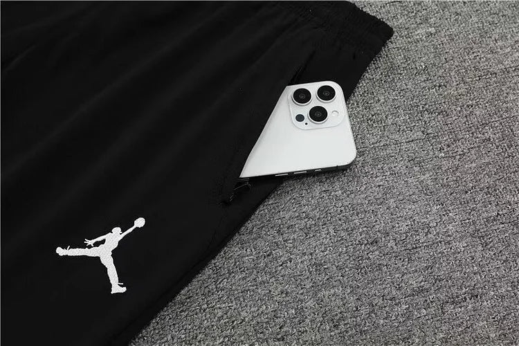 2023/24 Paris Saint-Germain half-pull training suit white suit