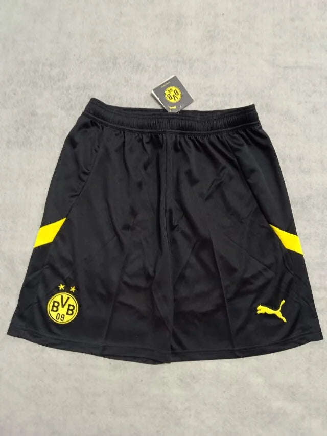 2024/25 Dortmund Home Shorts Fan Version