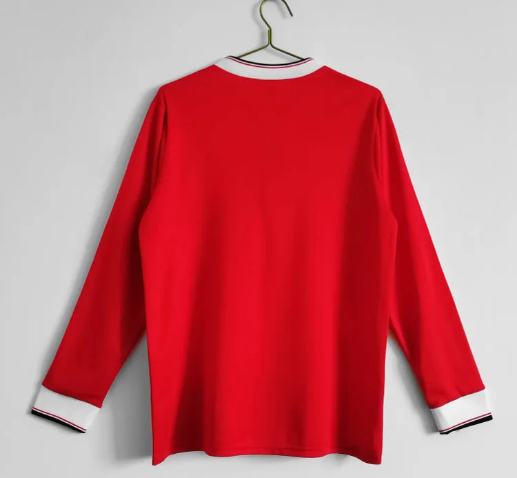 1983 Manchester United Home Long Sleeve Retro Jersey