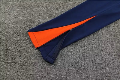 2024/25 Dutch half-pull training uniform royal blue 1:1 Thai quality suit