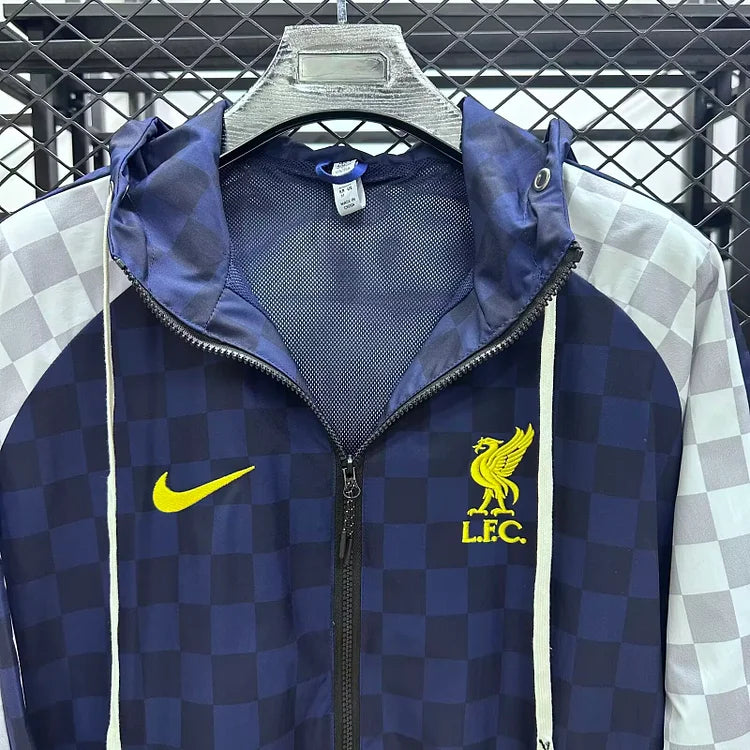 25/26 Liverpool Hooded waterproof windbreaker
