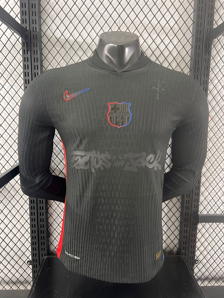 24/25 Barcelona away players long-sleeved joint model
