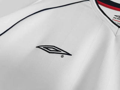 2002 England Home Long Sleeve Retro Jersey