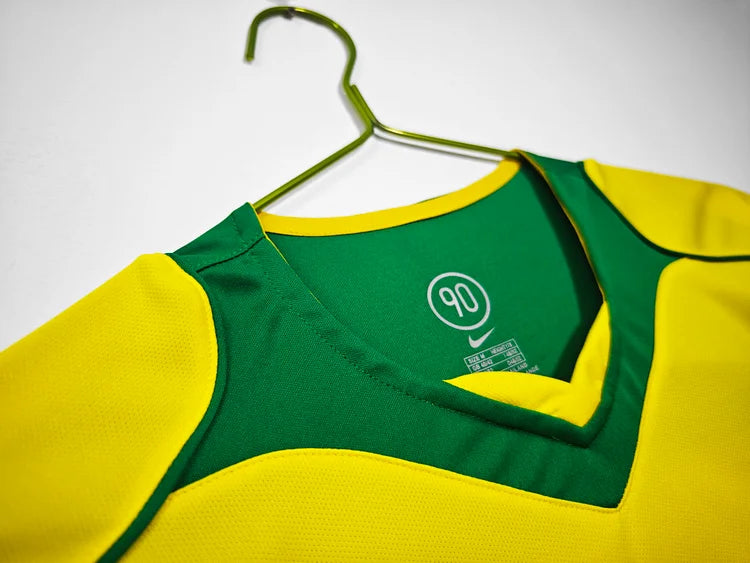 2004 Brazil home retro jersey