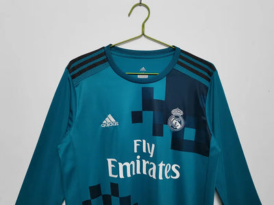 2017/18 Real Madrid Second Away Long Sleeve Jersey