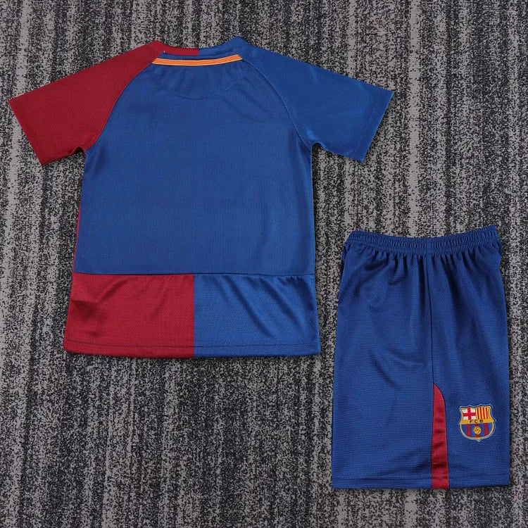 2008/09 Barcelona Home Retro League Edition - Kids Kit